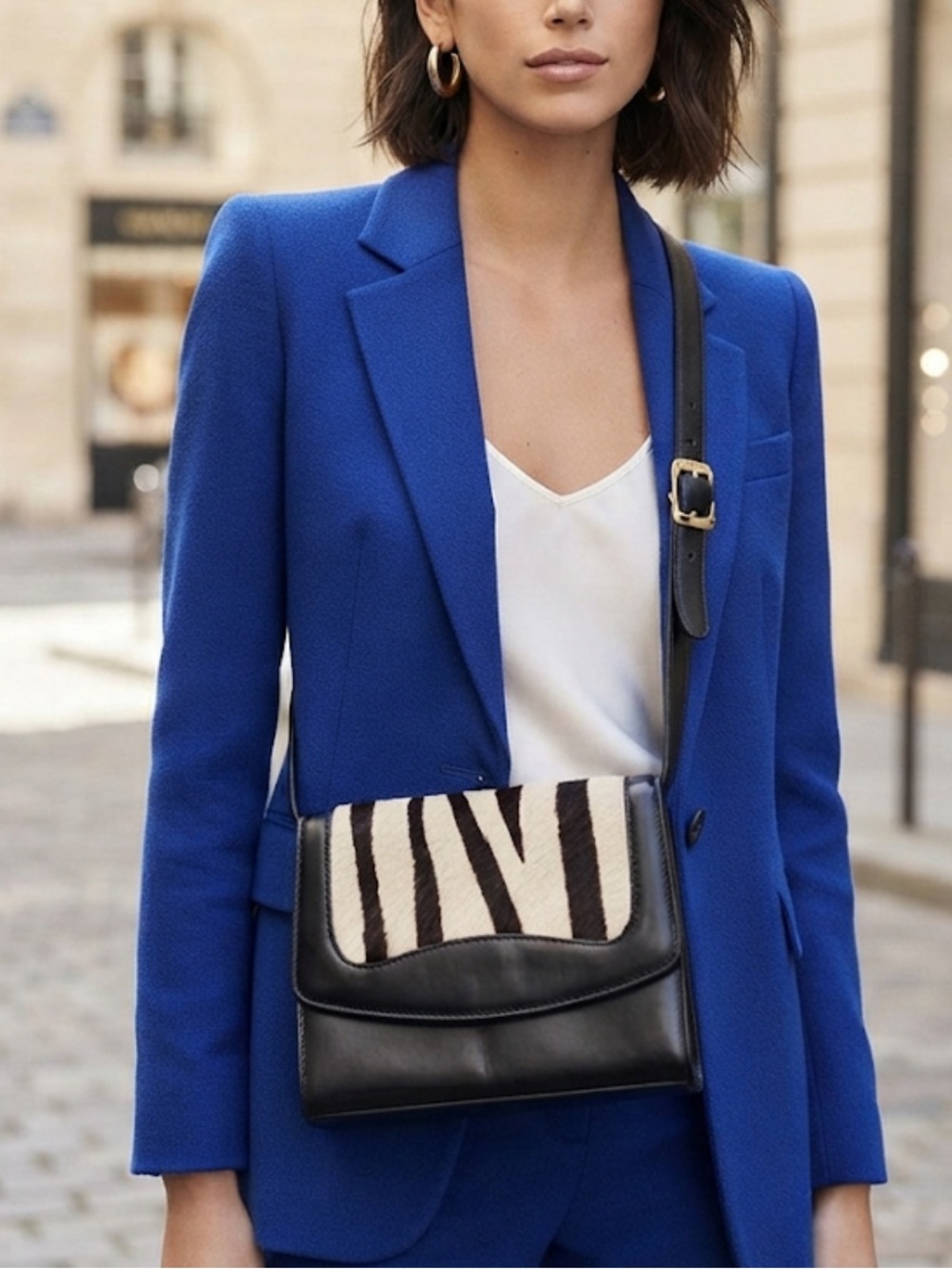 Escada Italy Leather Crossbody Purse